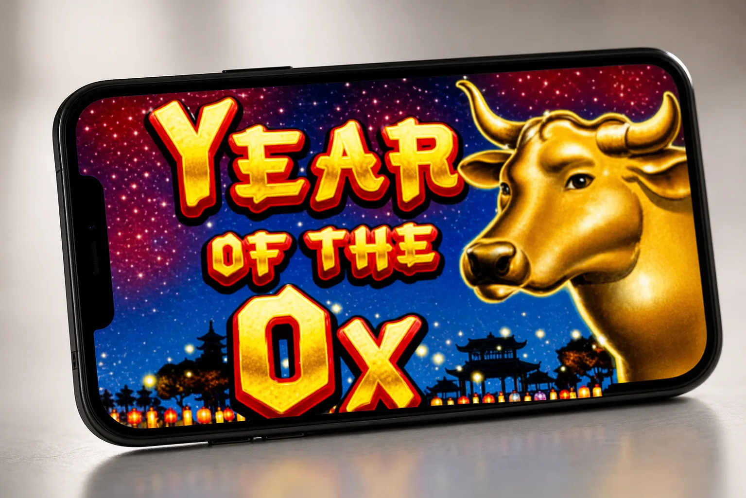 Fortune Ox screenshot - golden ox and coin symbols during a bonus round